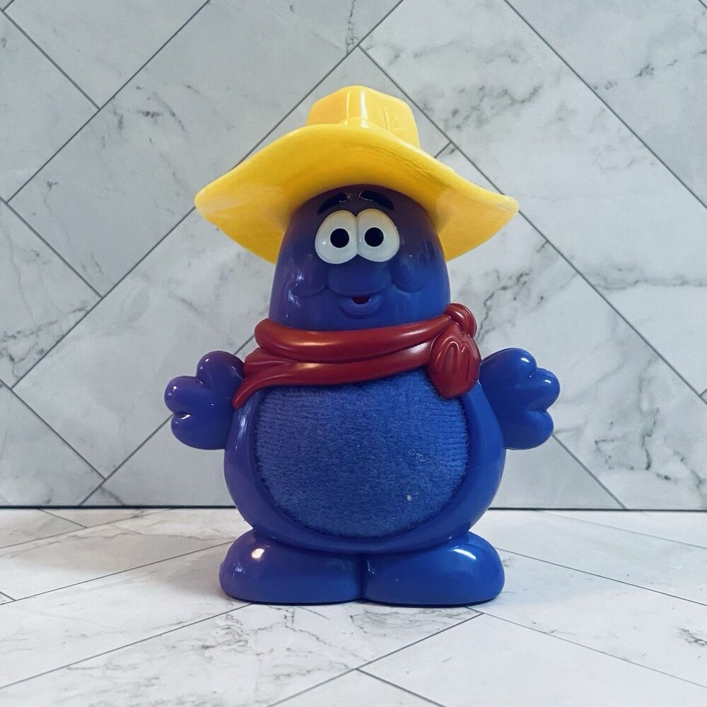 Vintage 2001 Fisher Price Grimace McDonald’s Happy Meal Toy